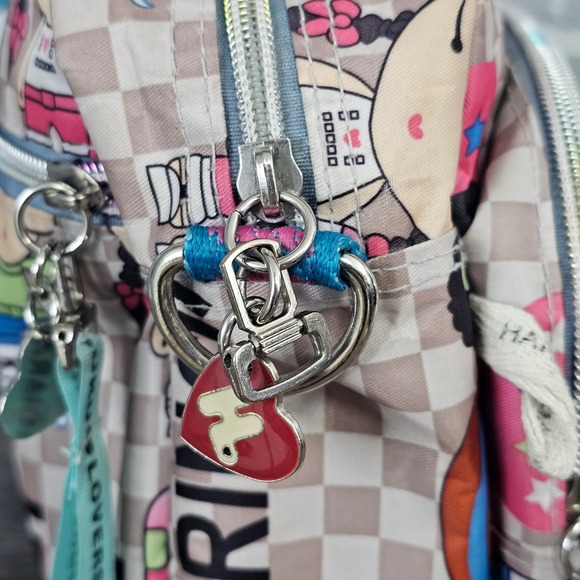 Harajuku Lovers Graphic Print Shoulder Bag Y2K Kawaii Anime Skater Girl Style - Picture 10 of 11